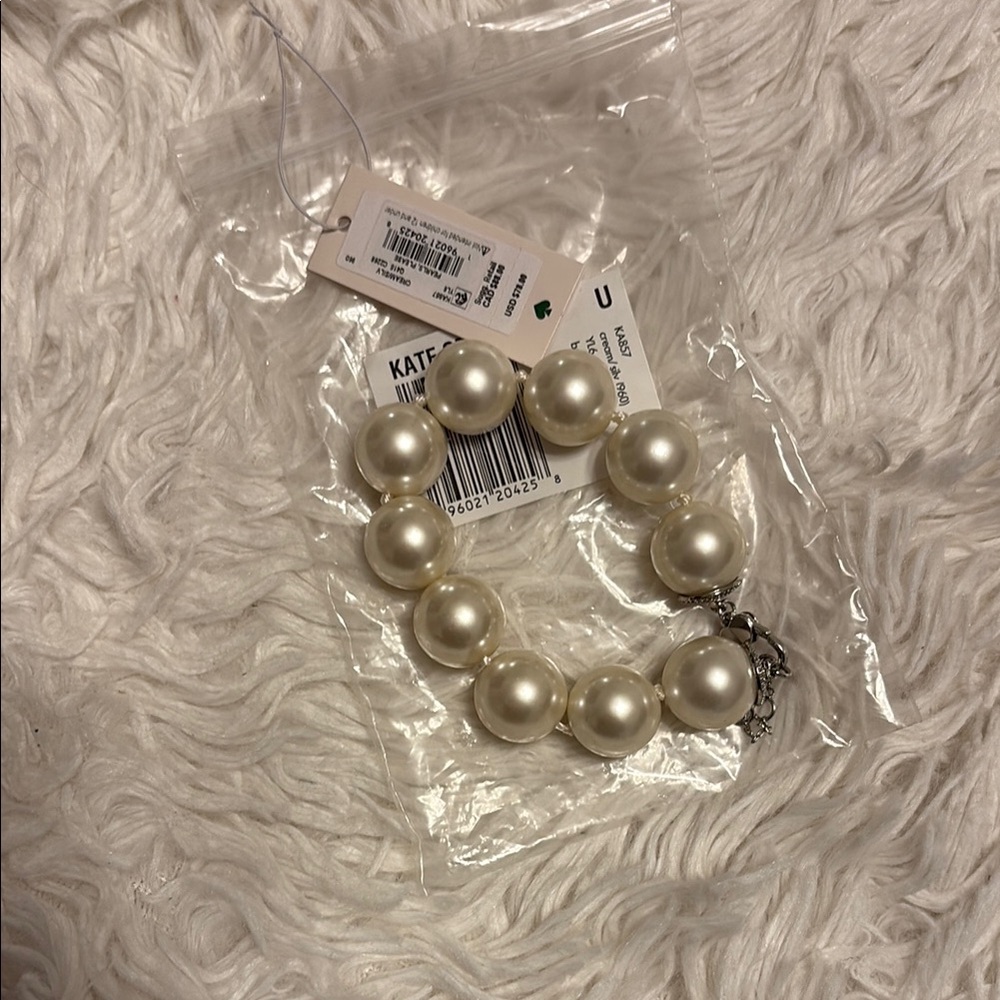 Kate Spade Cream Beaded Bracelet